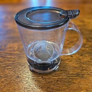 Teavana Perfectea Maker Clear Loose Leaf Tea Infuser Bottom Dispensing 16oz